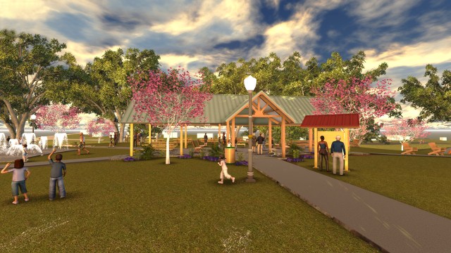 Courtesy of Dylan McKnight. Here's one of McKnight's designs, a pavilion for Reid Park Neighborhood Park.