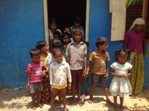 Photograph of students enrolled in Bennett and Joseph’s NEST program (Non-Formal Educational & Skills Training). NEST prepares unschooled 6- 12-year-olds to transition to primary school.