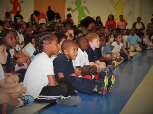 All 458 Sedgefield Elementary students, pre-K through fifth grade, received 6,250 books to take home for summer reading.